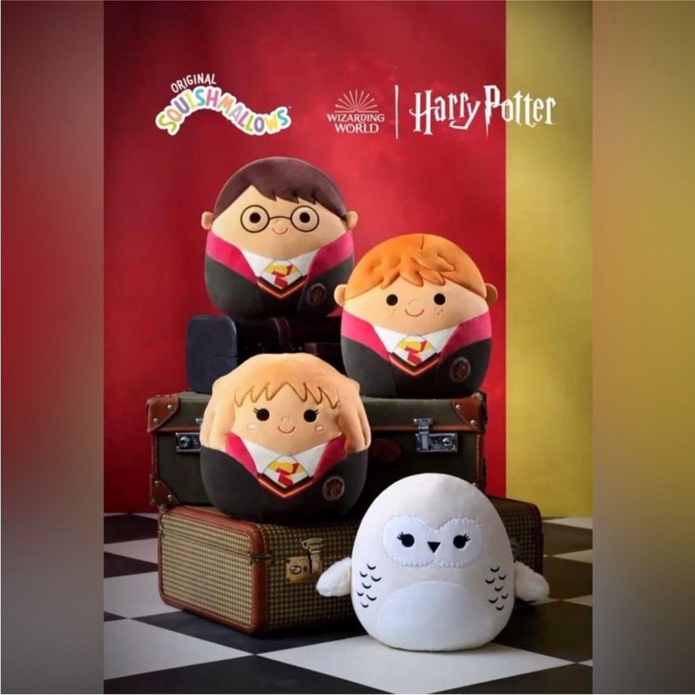 4 Piece 8in Harry Potter Set Original Squishmallow by Kelly Toy ☆》NWT《☆